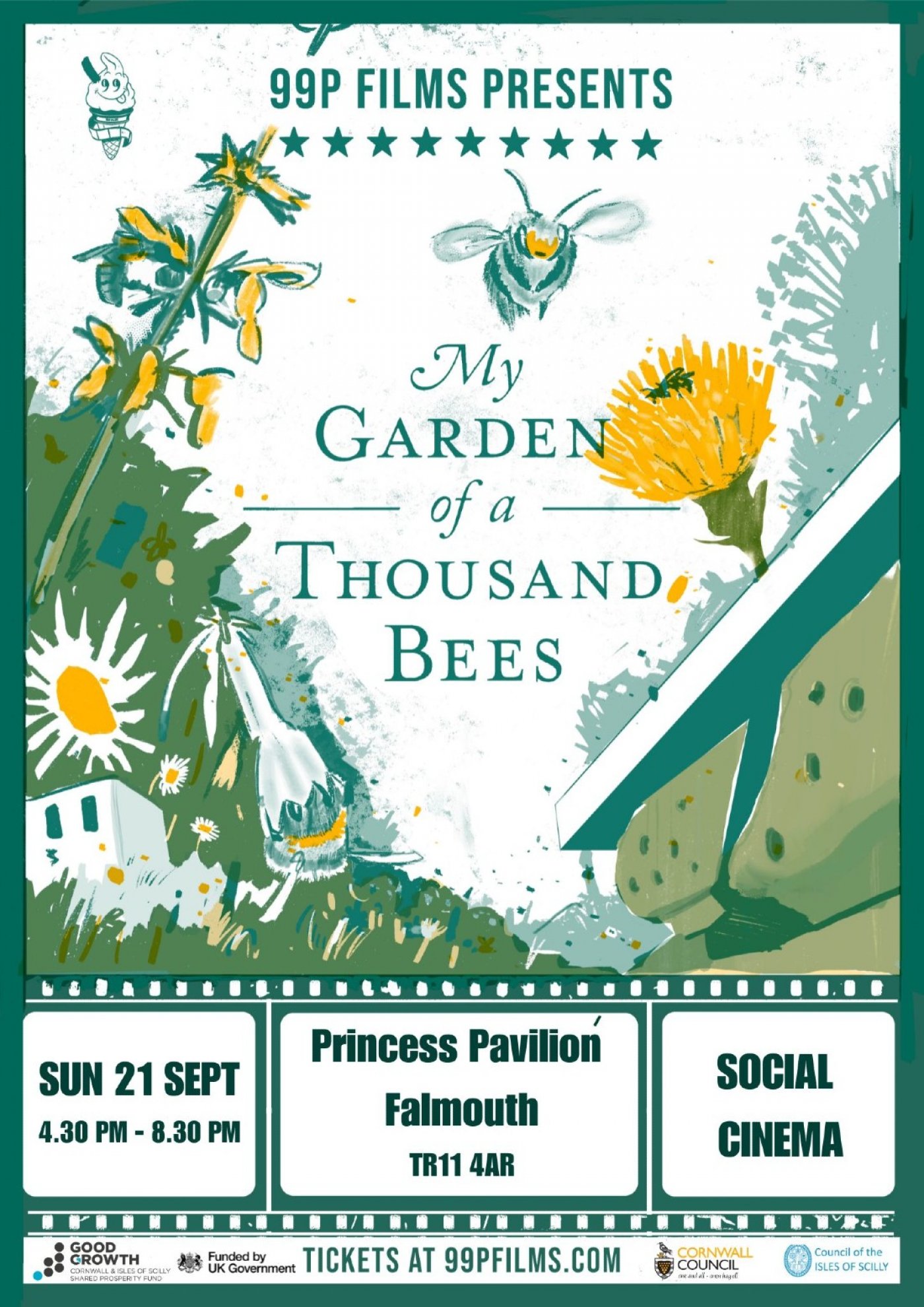 99p Films presents: My Garden of a Thousand Bees - FALMOUTH, 21 September | Event in Falmouth | AllEvents