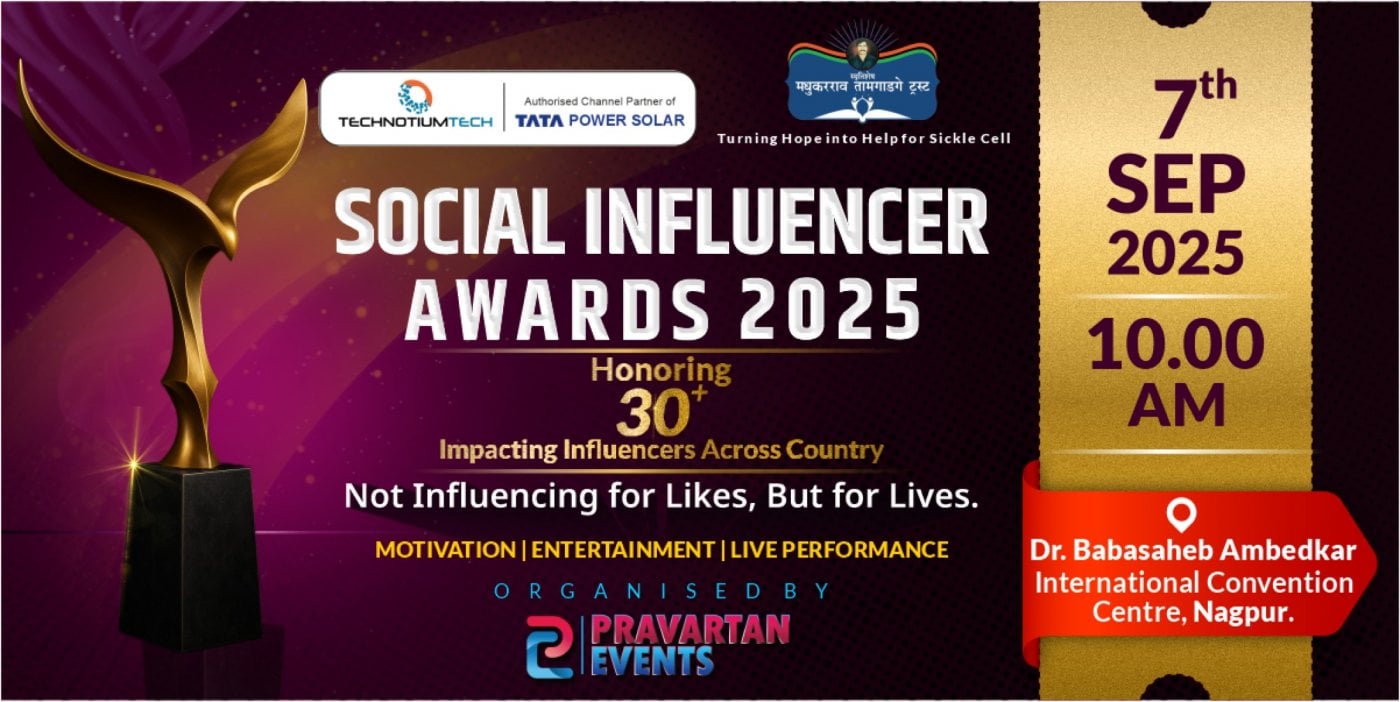 Social Influencer Awards (SIA) 2025, 7 September | Event in Nagpur | AllEvents