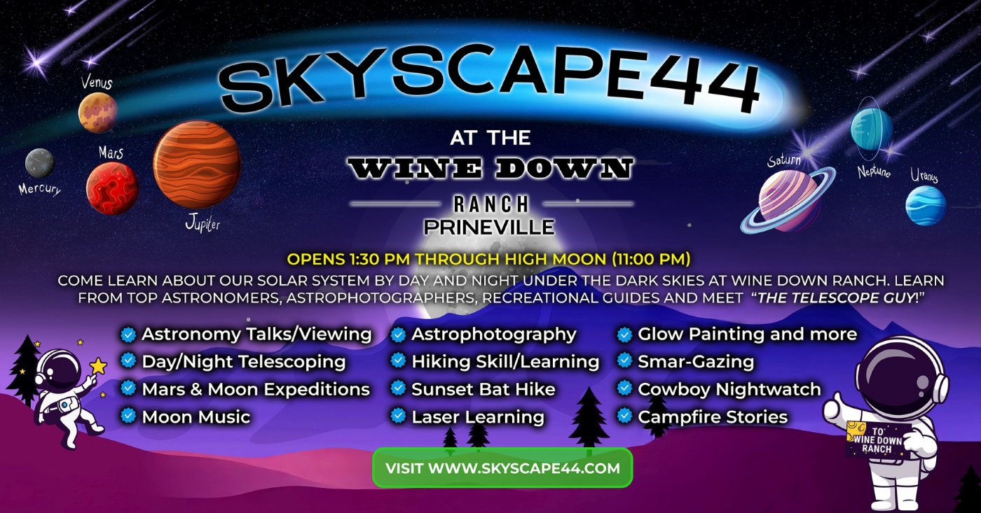 SkyScape44 at Wine Down Ranch, 20 September | Event in Prineville | AllEvents