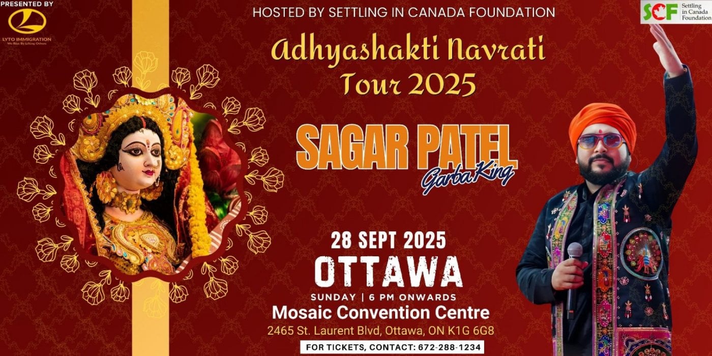SAGAR PATEL Live in Ottawa - Canada, 28 September | Event in Ottawa | AllEvents