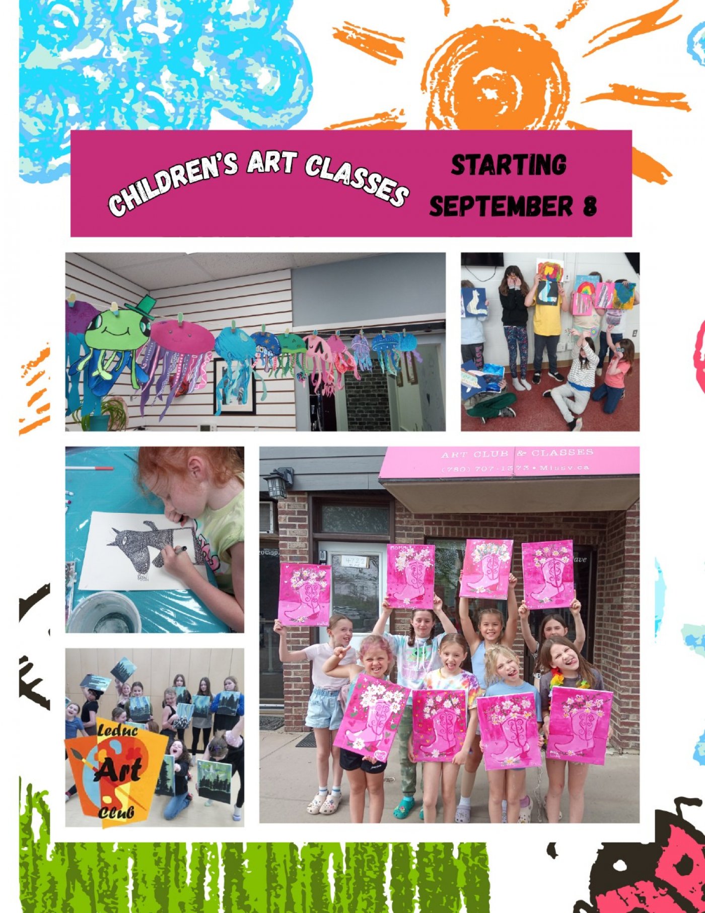 LAC Presents: Children’s Art Classes with Dani Franke, 20 August | Event in Leduc | AllEvents