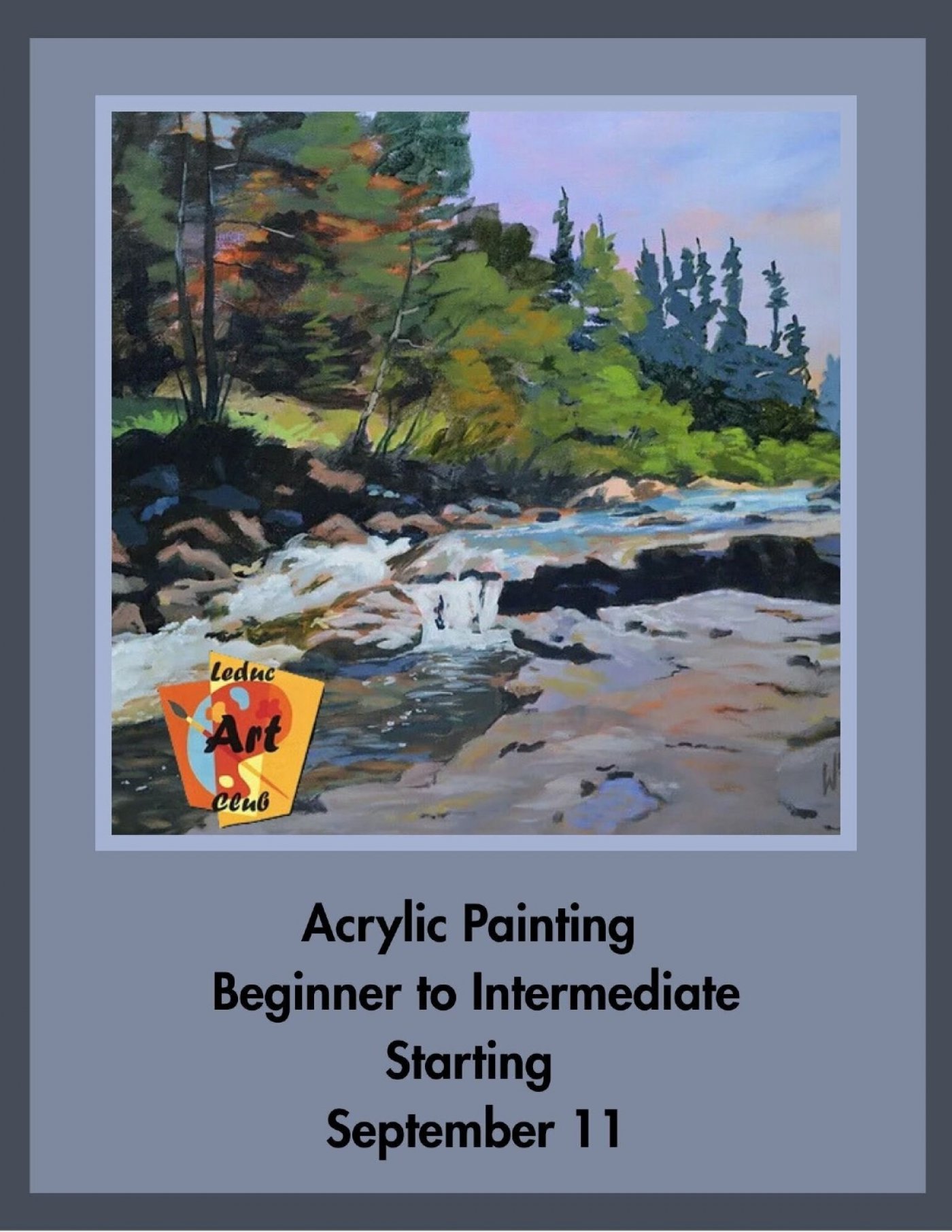 LAC Presents: Acrylic Painting - Beginner to Intermediate | Event in Leduc | AllEvents