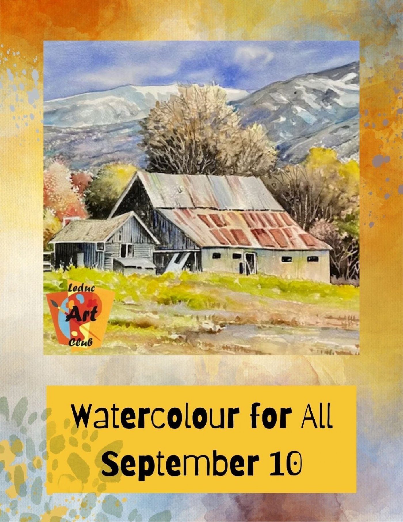 LAC Presents: Watercolour for All | Event in Leduc | AllEvents