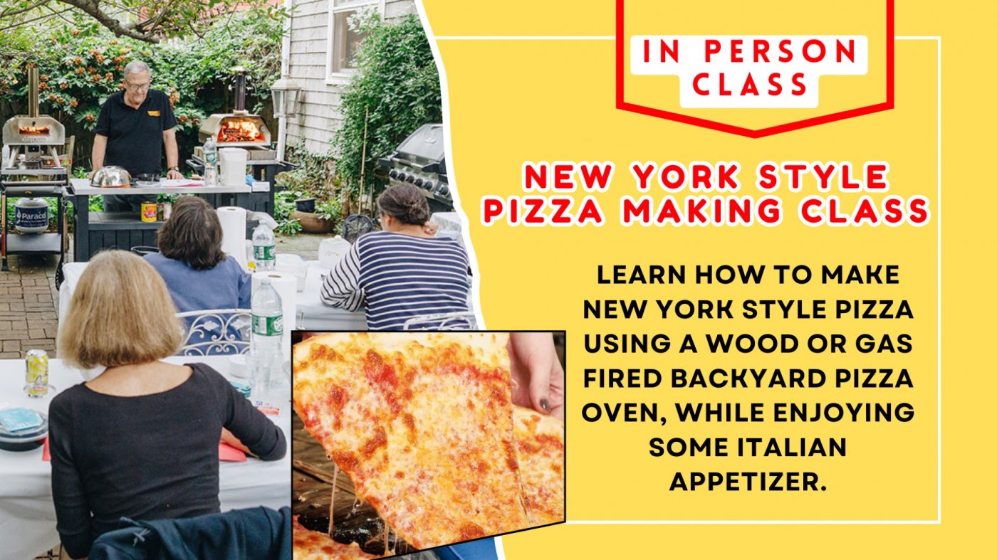 New York Style Pizza-Making Class: Using a Backyard or Home Oven, 31 August | Event in Bronxville | AllEvents