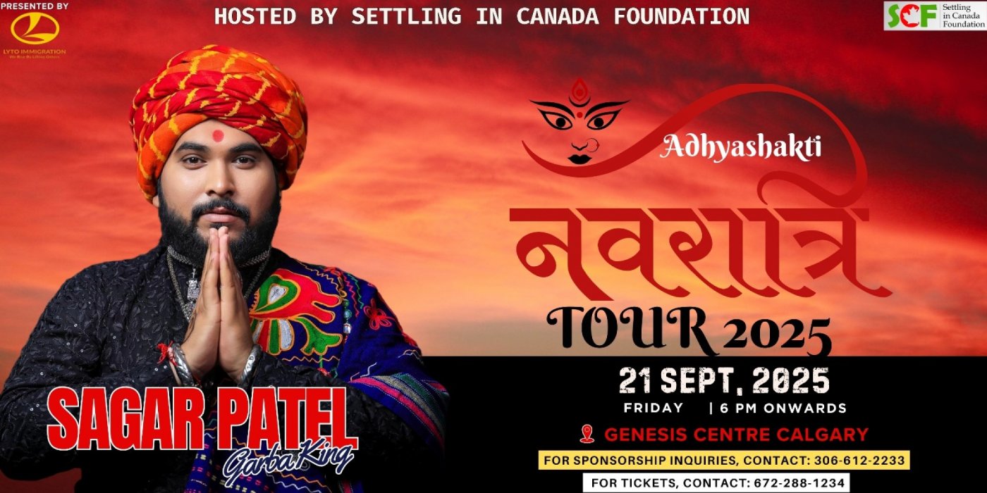SAGAR PATEL live in CALGARY - CANADA, 21 September | Event in Calgary | AllEvents