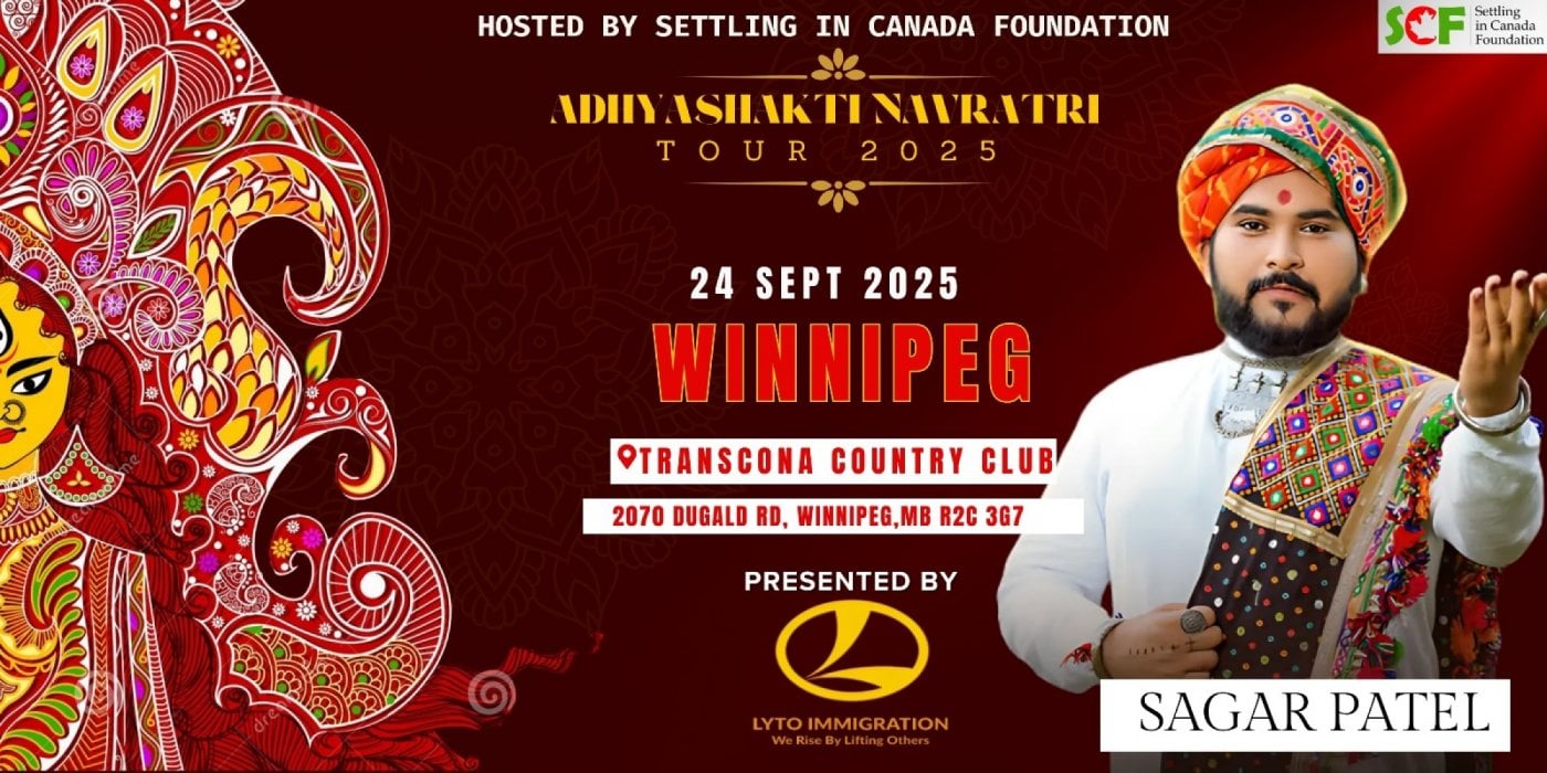 SAGAR PATEL live in WINNIPEG - CANADA, 24 September | Event in Winnipeg | AllEvents