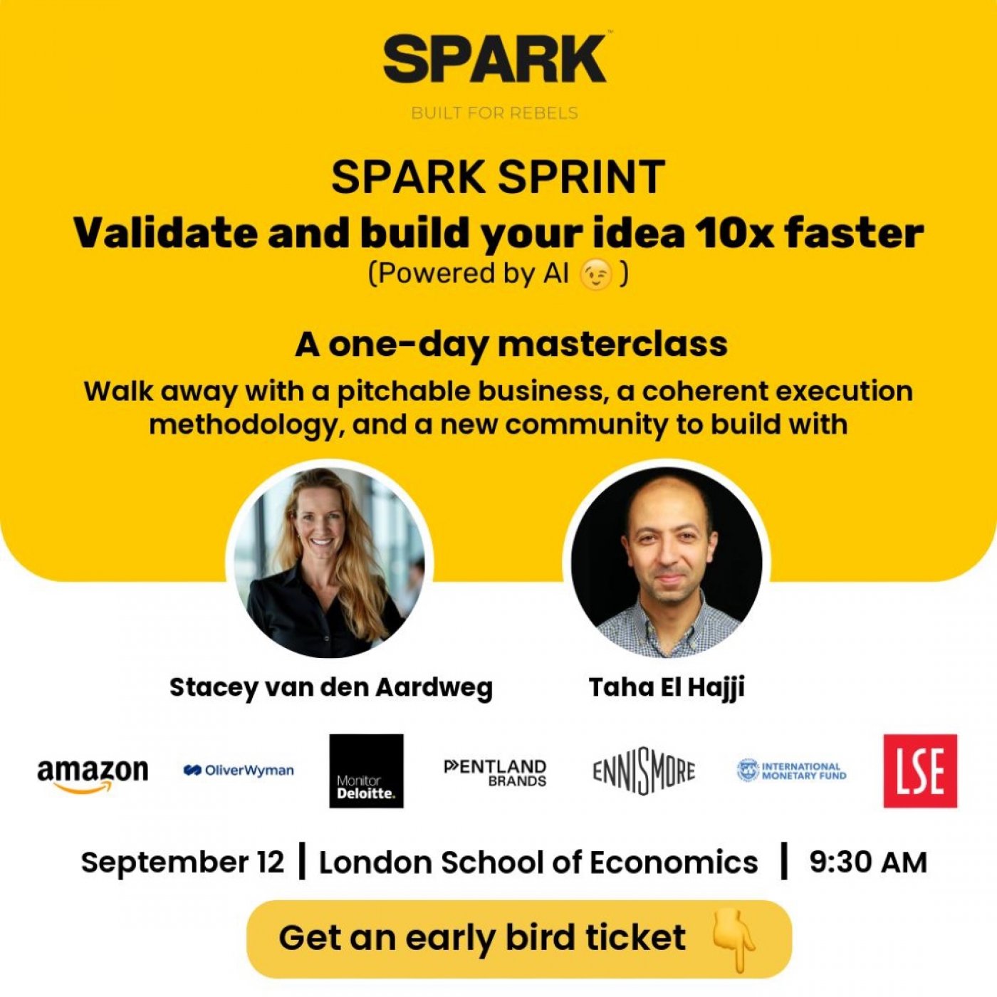 SPARK SPRINTS : one day AI-Powered business building masterclass, 12 September | Event in London | AllEvents