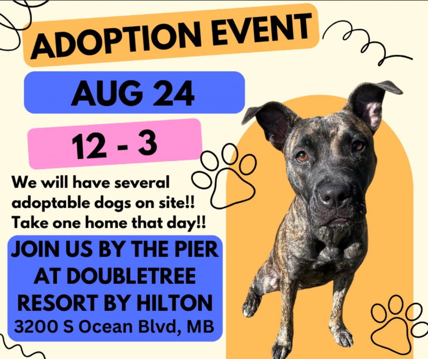 GSHS Dog Adoption event at The Ellie Beach Resort, 24 August | Event in Myrtle Beach | AllEvents