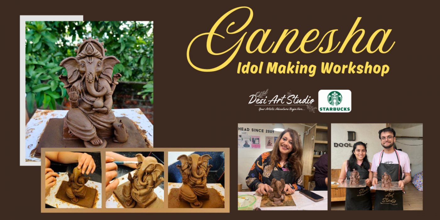 Ganesha Idol Making Workshop - Desi Art Studio, 24 August | Event in Mumbai | AllEvents