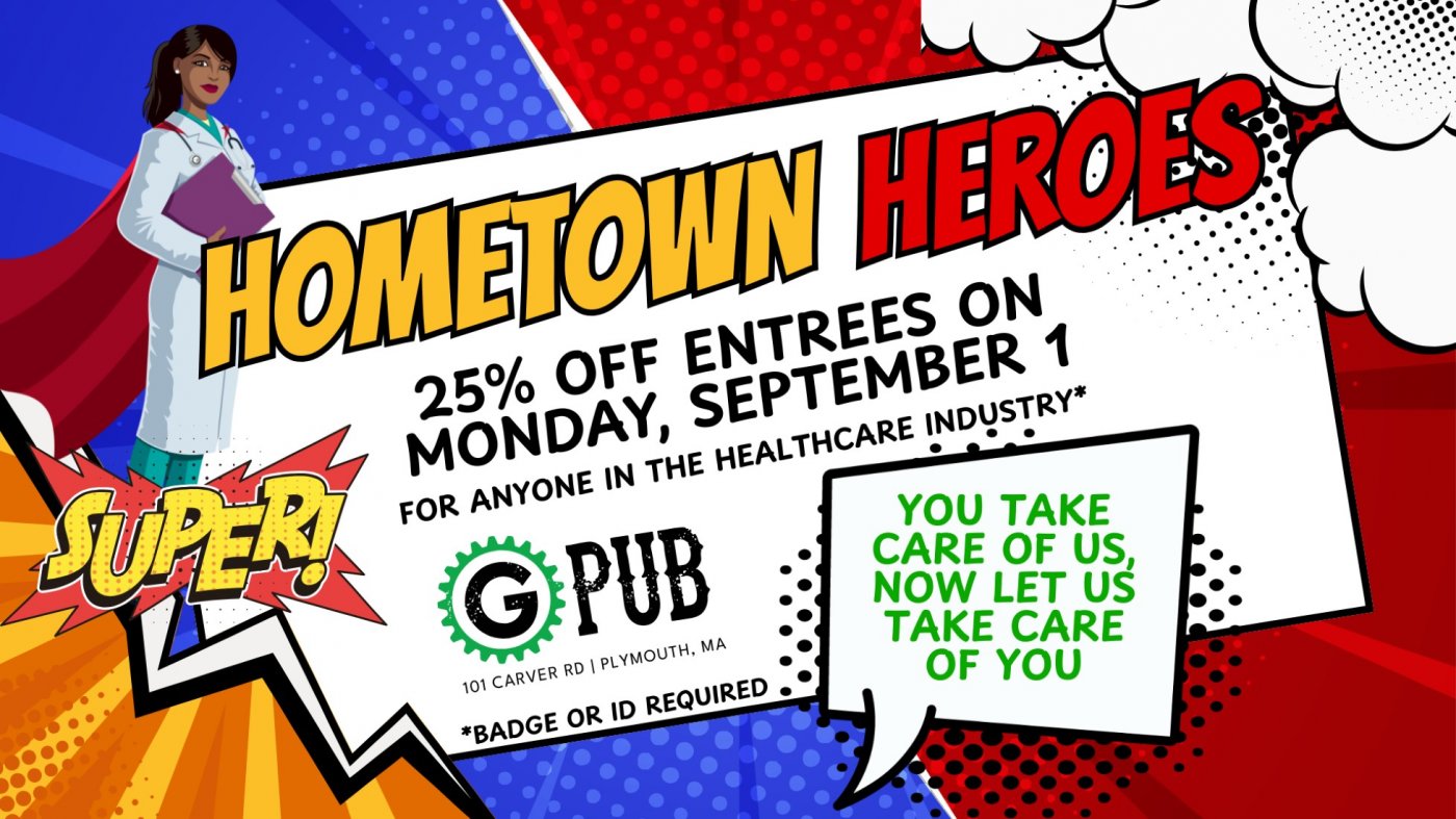 Hometown Heroes at GPub, 1 September | Event in Plymouth | AllEvents