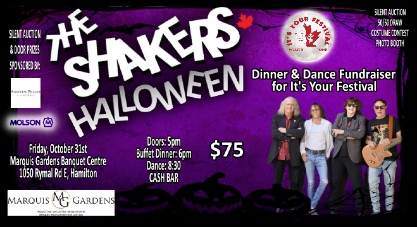 The Shakers Halloween, 31 October | Event in Hamilton | AllEvents