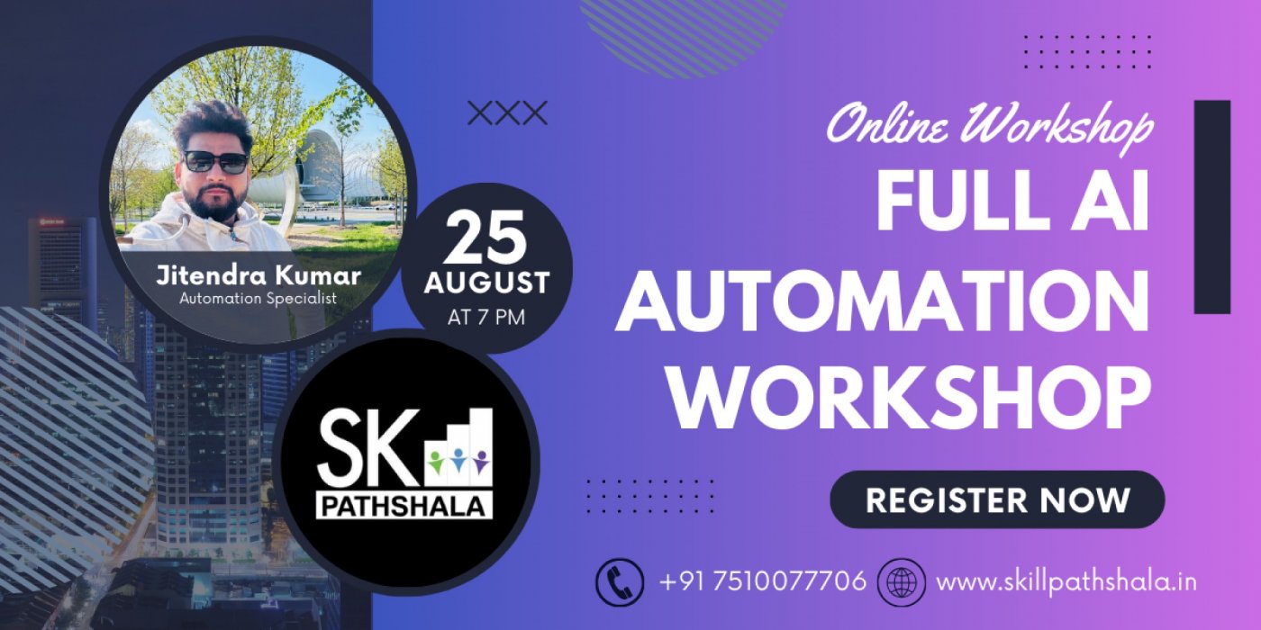 Full AI Automation Workshop : Build & Sell AI Automations + Agents (No Coding Require), 25 August | AllEvents