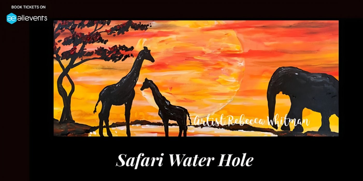 Beyond the Spectrum Wednesday Art Program - Safari Waterhole Acrylic, 17 September | Event in Vestal | AllEvents
