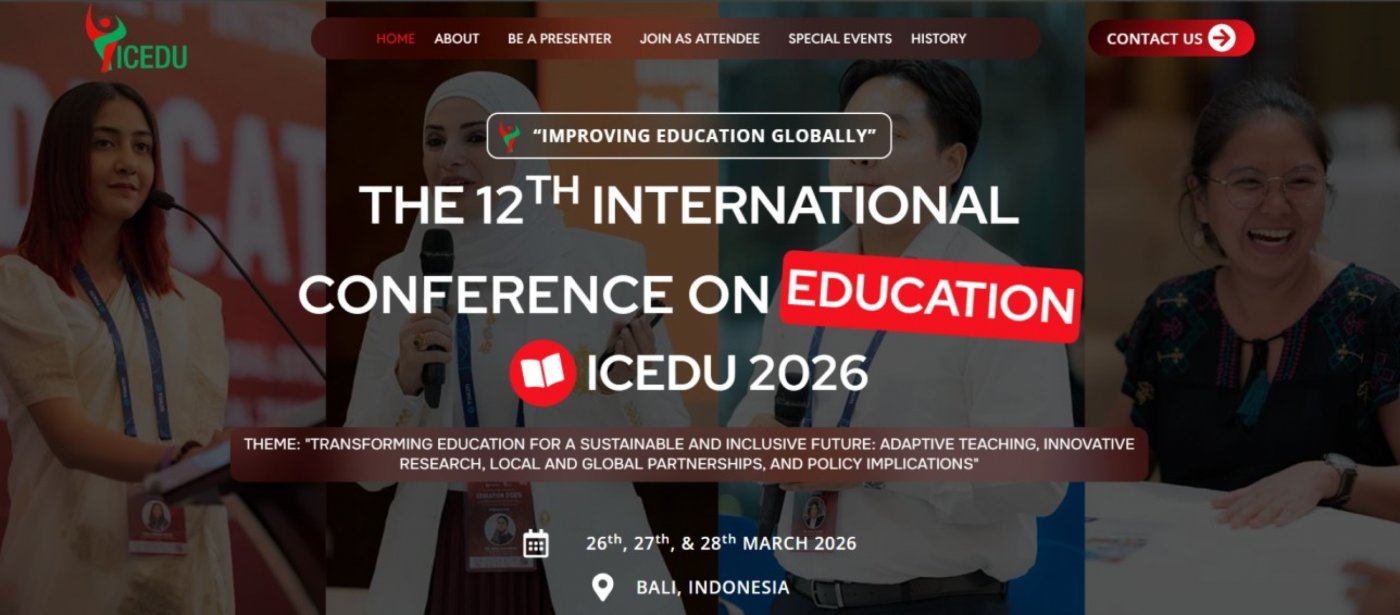 The 12th International Conference on Education 2026, 21 August | Event in Kuta | AllEvents