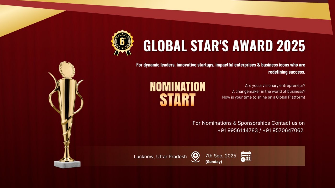 GLOBAL STAR'S AWARD 2025, 7 September | Event in Lucknow | AllEvents