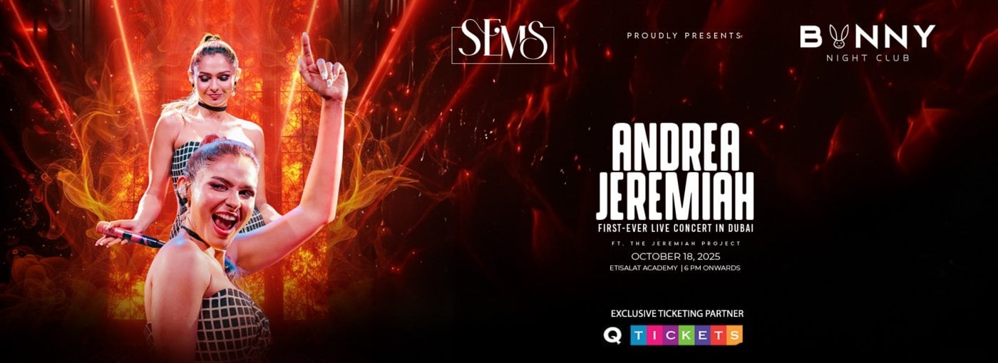 Andrea Jeremiah Live in Dubai, 18 October | Event in Dubai | AllEvents