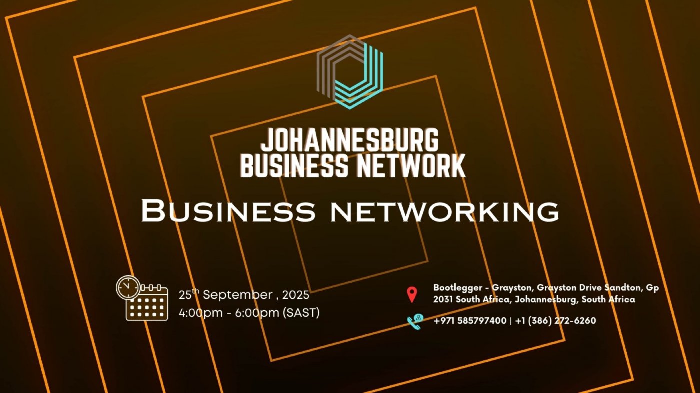 Business Networking Johannesburg 2025, 25 September | Event in Sandton | AllEvents