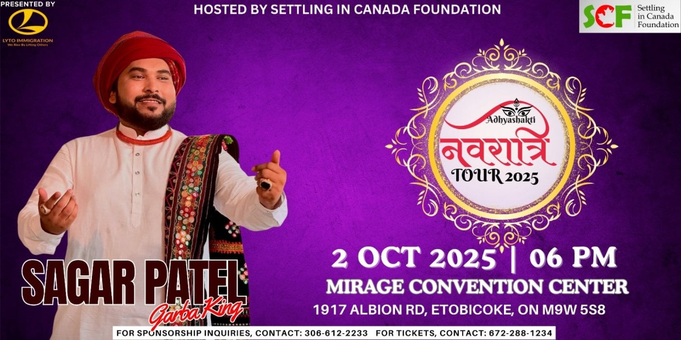 SAGAR PATEL Live in ETOBICOKE - Canada   , 2 October | Event in Toronto | AllEvents