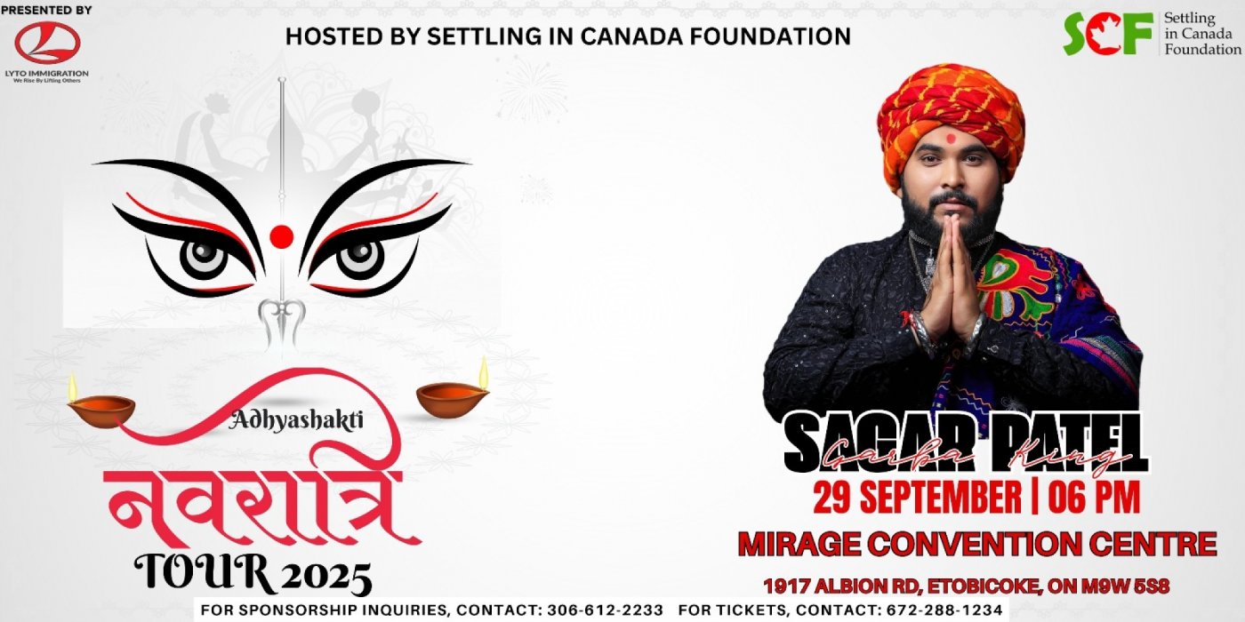 SAGAR PATEL Live in ETOBICOKE - Canada, 29 September | Event in Toronto | AllEvents