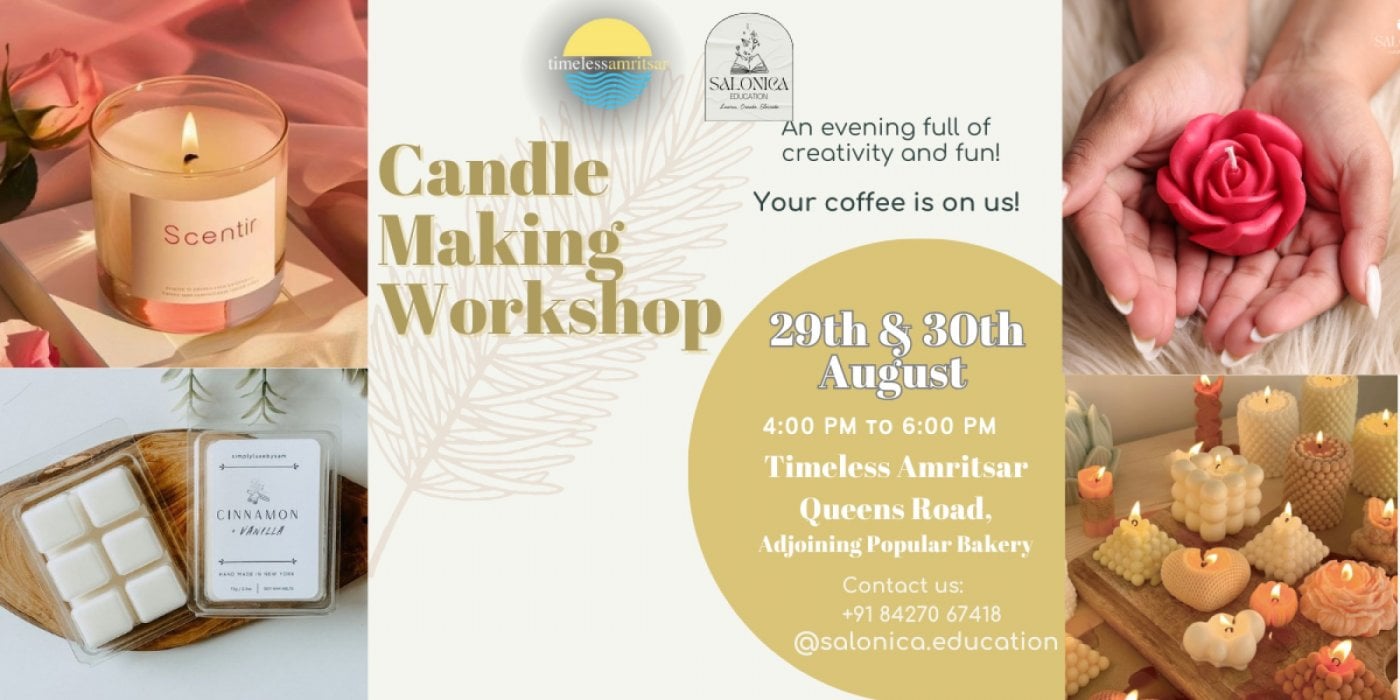 Candle Making Workshop | 29th & 30th August, 29 August | Event in Amritsar | AllEvents