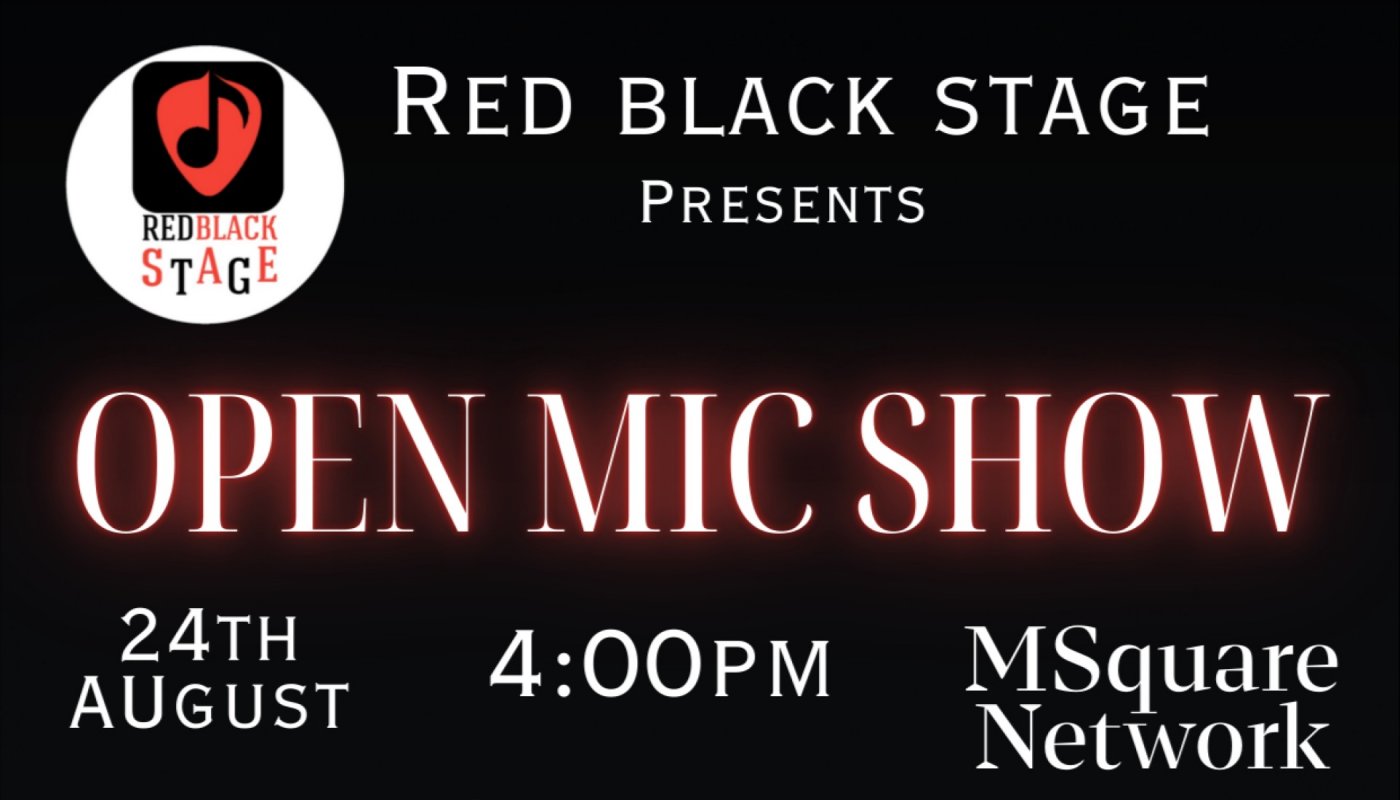 Open mic show by Redblackstage, 24 August | Event in Mumbai | AllEvents