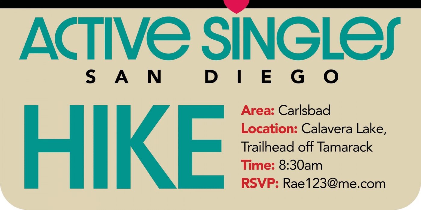 ACTIVE SINGLES | Morning Hike in Carlsbad @ Calavera Lake, 23 August | Event in Carlsbad | AllEvents
