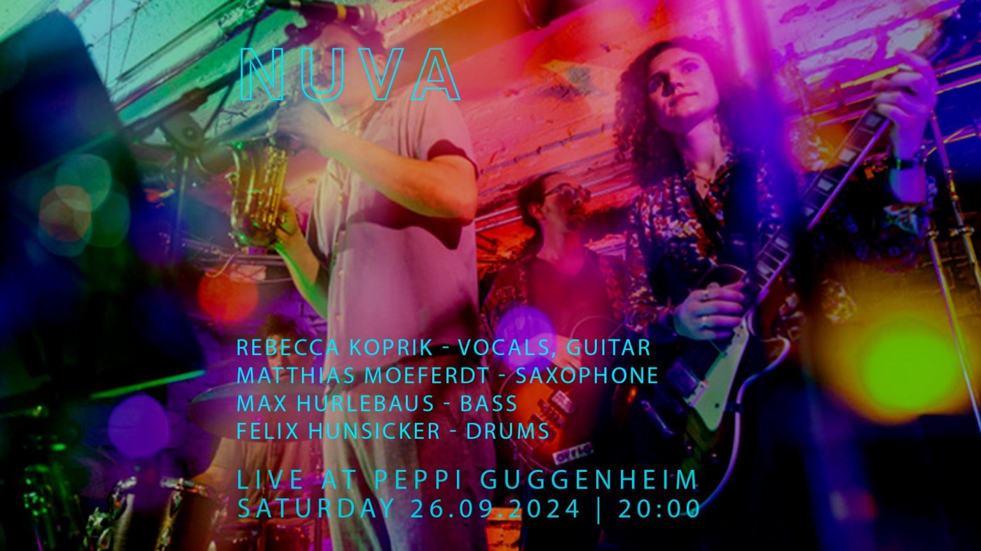 Pop @ Peppi Guggenheim: Nuva, 26 September | Event in Berlin | AllEvents