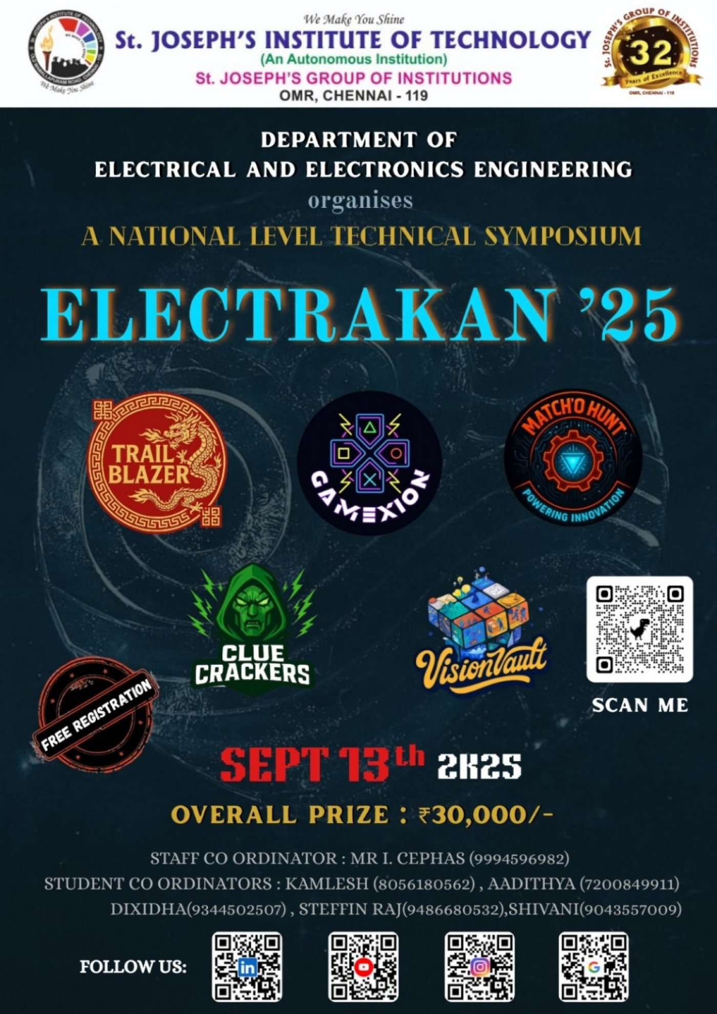 ELECTRAKAN 2K25 ., 13 September | Event in Chennai | AllEvents