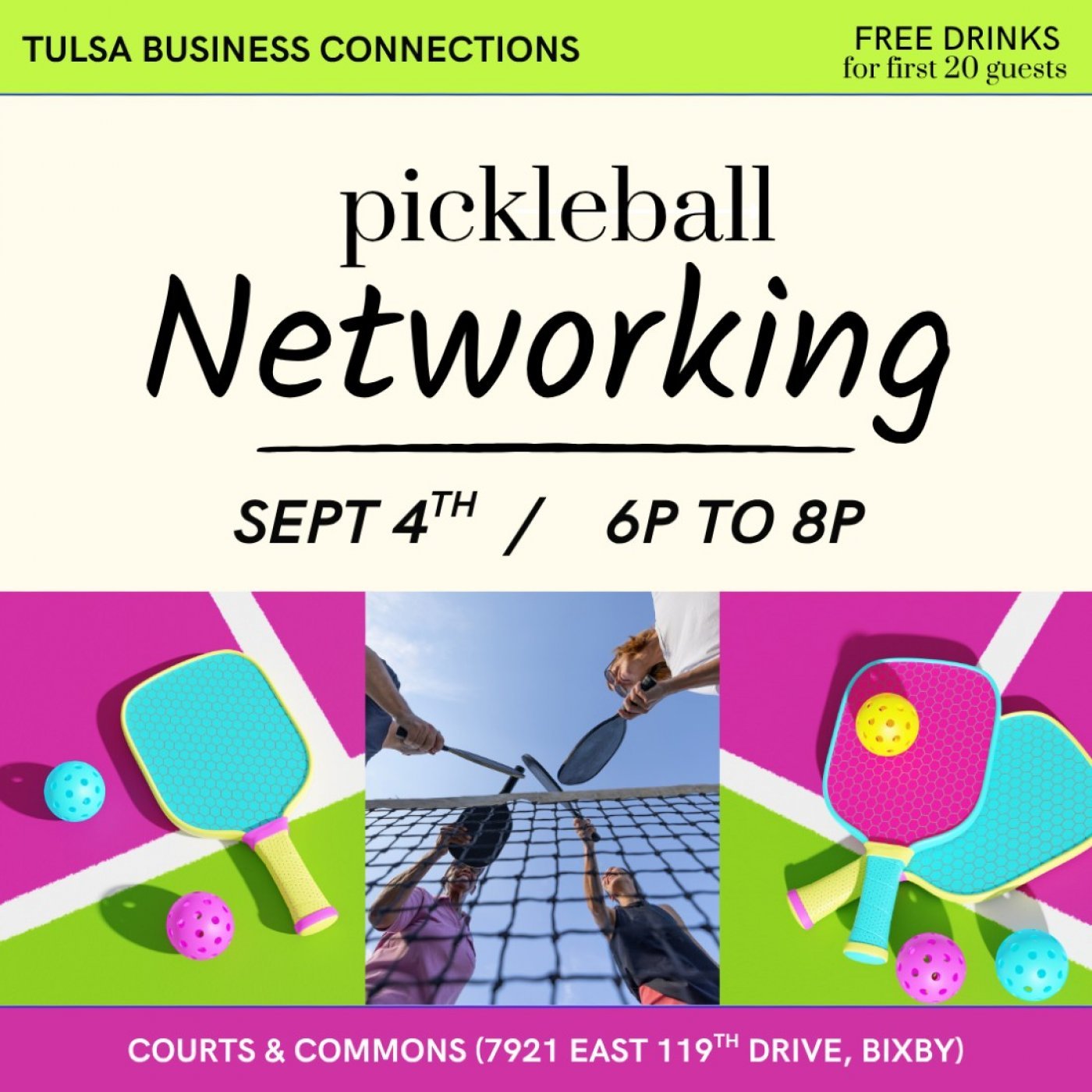 Tulsa Business Connections - Networking Across the Net, 4 September | Event in Bixby | AllEvents