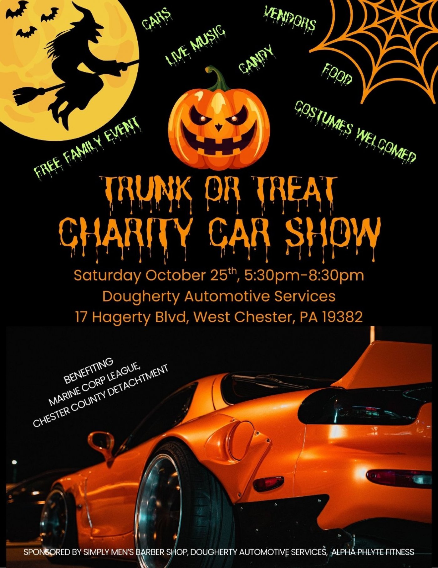 Trunk or Treat Charity Car Show, 25 October | Event in West Chester | AllEvents