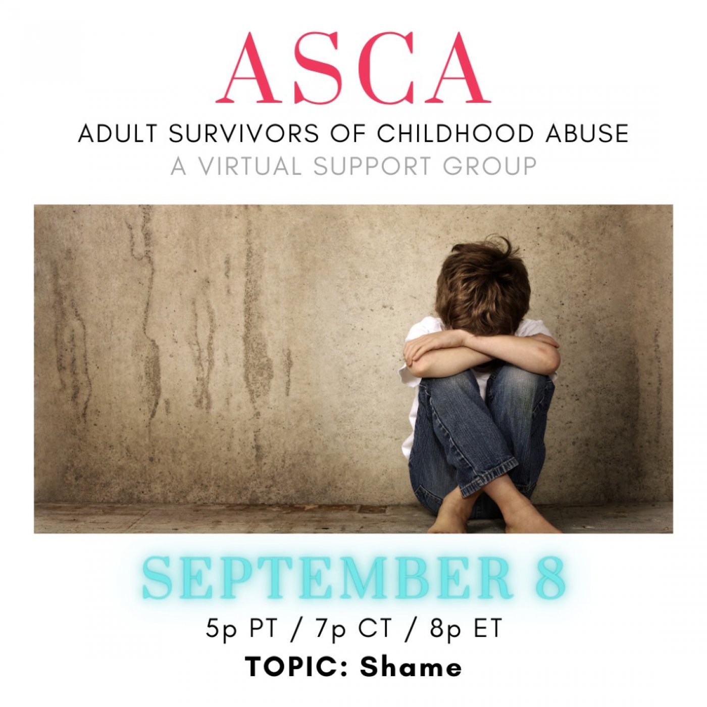 Adult Survivors of Child Abuse Virtual Support Group (FREE), 8 September | Online Event | AllEvents