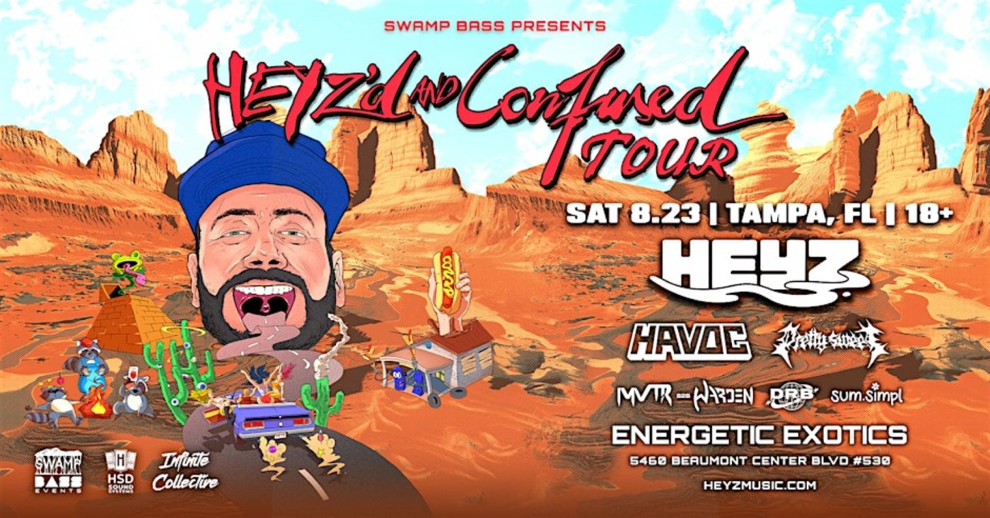 Heyz'd And Confused Tour, 23 August | Event in Tampa | AllEvents