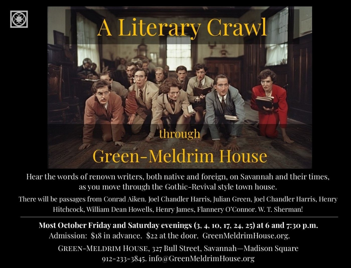 A Literary Crawl Through the Green-Meldrim House | Event in Savannah | AllEvents