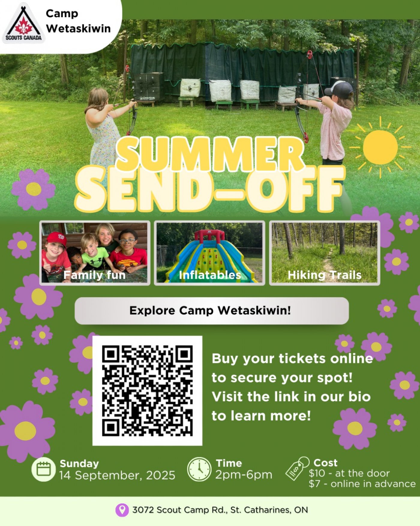 Camp Wetaskiwin's Summer Send-Off!, 14 September | Event in St. Catharines | AllEvents