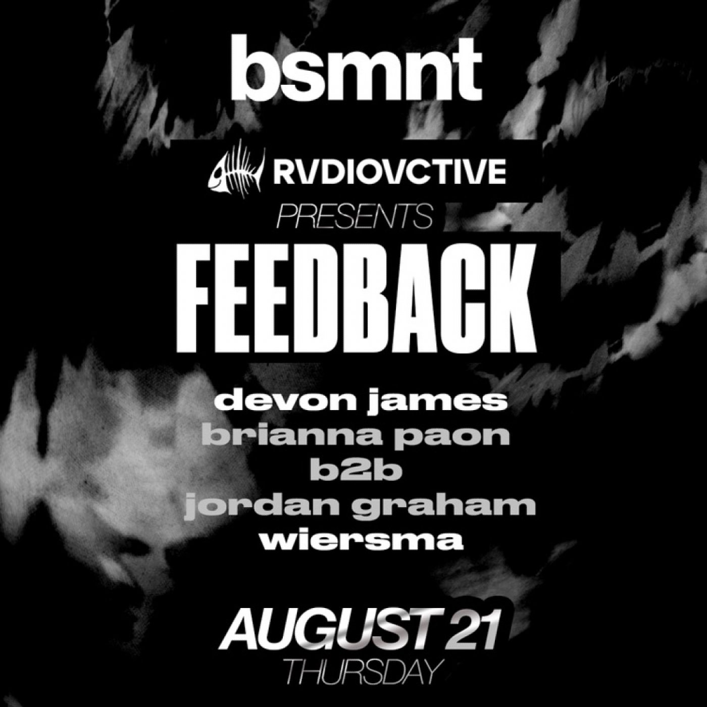 FREE Underground House & Techno Rave — Feedback Night at bsmnt | Event in Boston | AllEvents