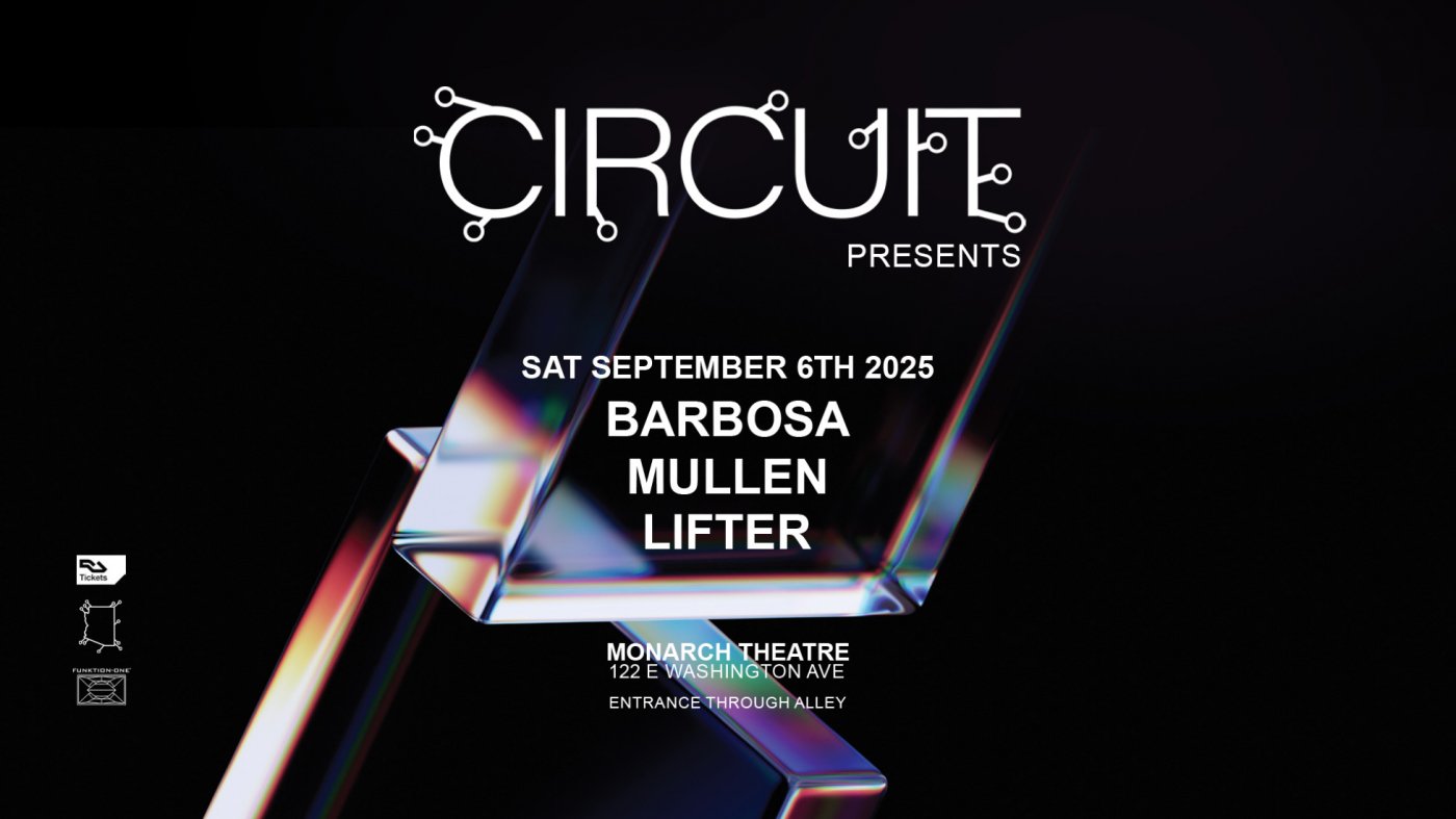Circuit Presents: Barbosa, 6 September | Event in Phoenix | AllEvents