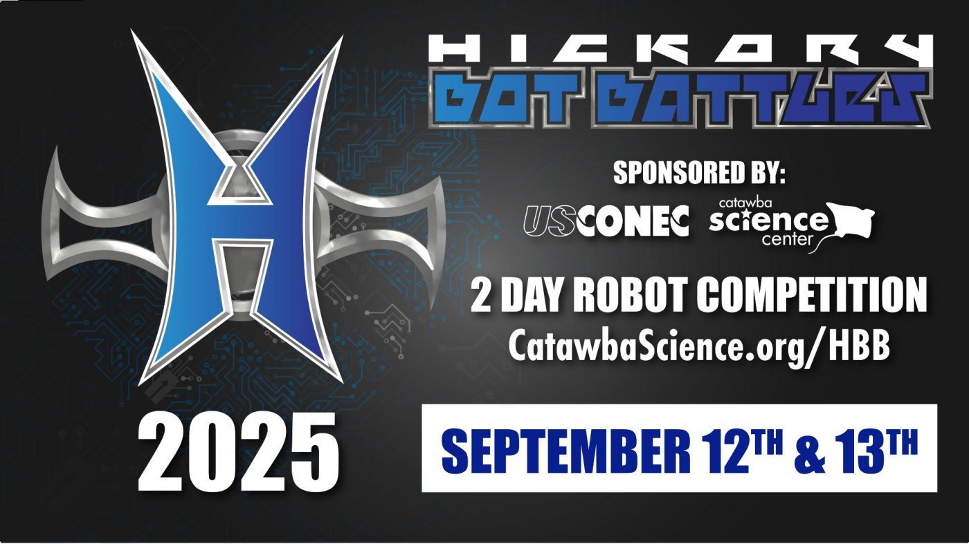 Hickory Bot Battles 2025, 12 September | Event in Hickory | AllEvents