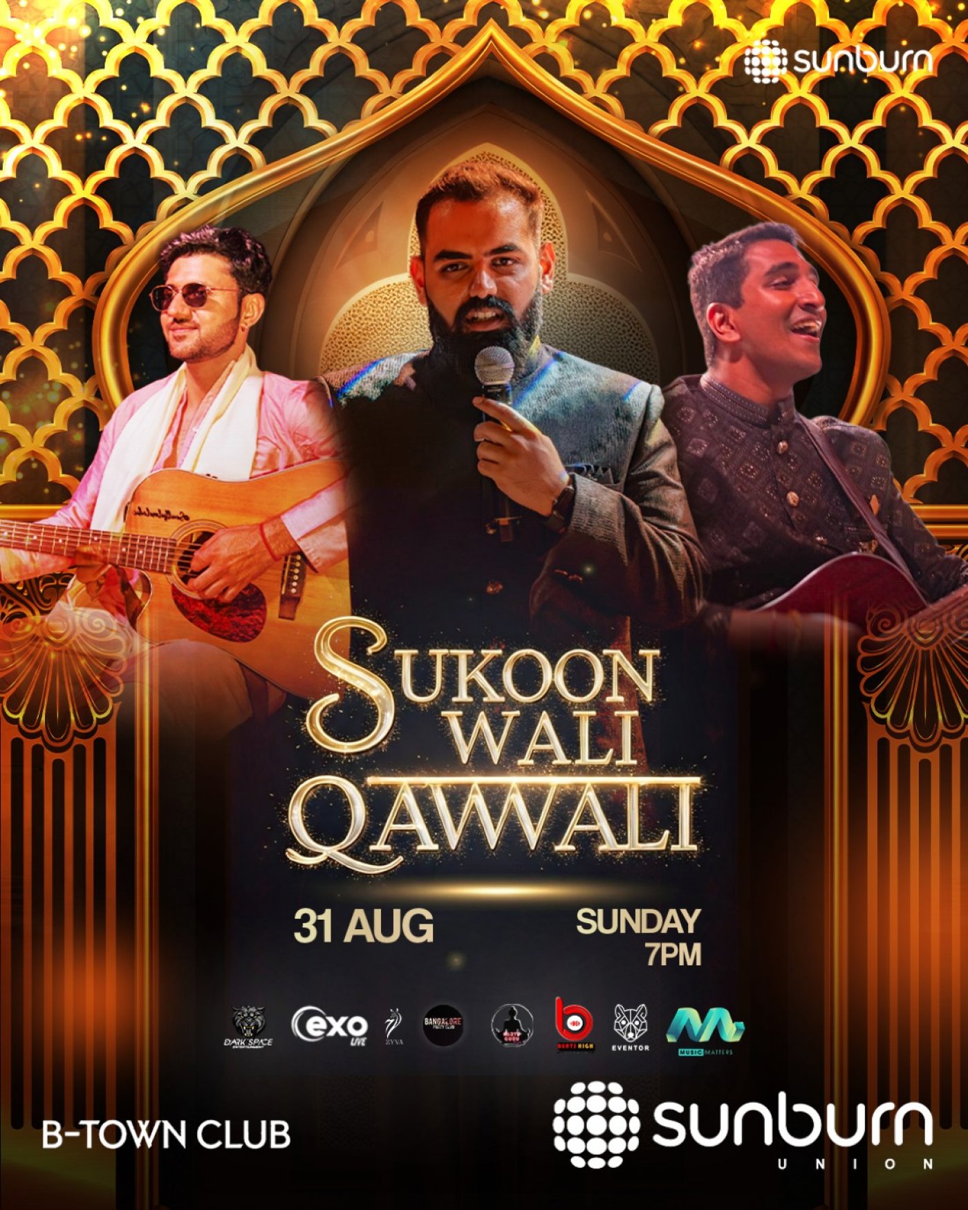 Sukoon Wali Qawwali Live At Sunburn Union, 31 August | Event in Bangalore | AllEvents