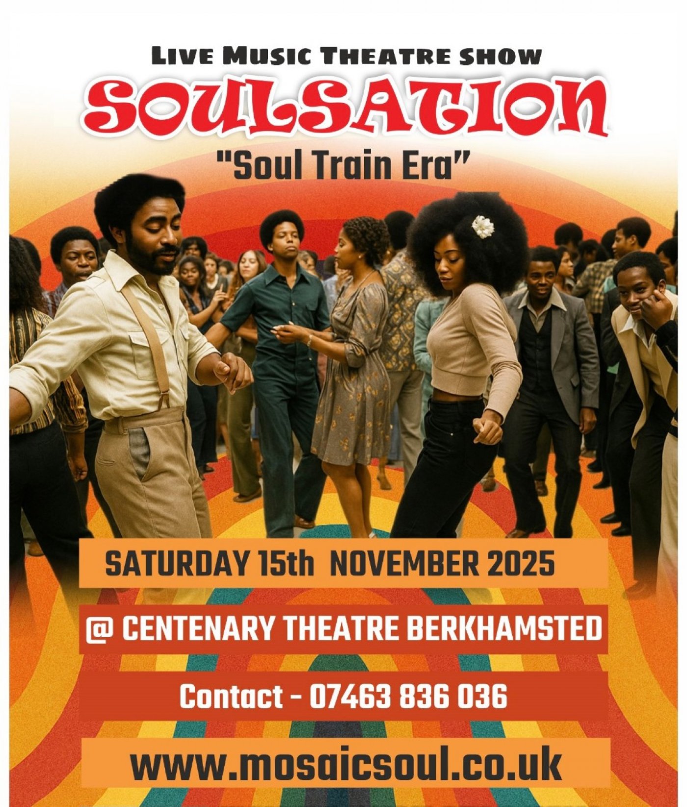 Soulsation - Soul Train Era, 15 November | Event in Berkhamsted | AllEvents
