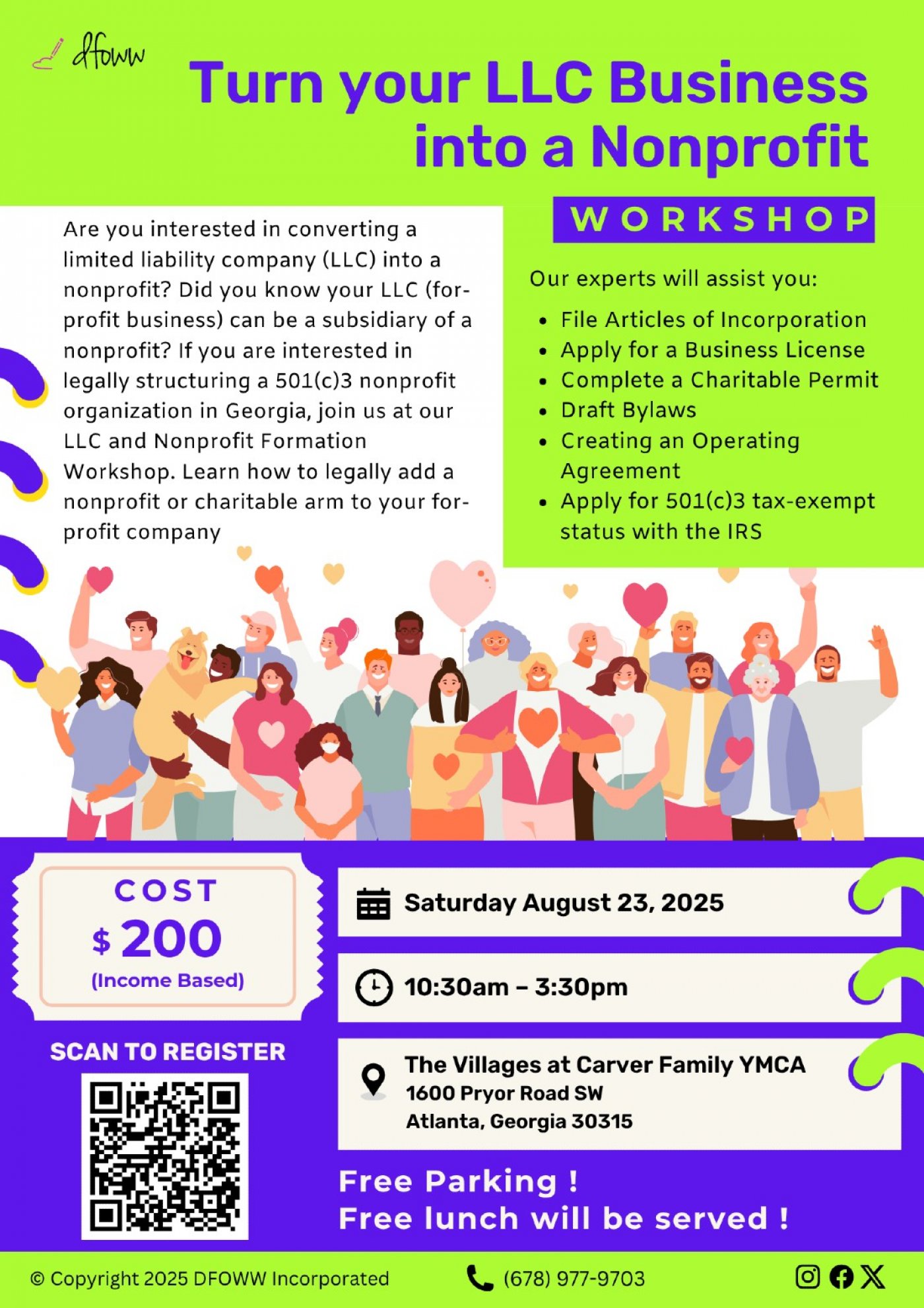 Turn Your LLC Business into a Nonprofit Workshop, 23 August | Event in Atlanta | AllEvents