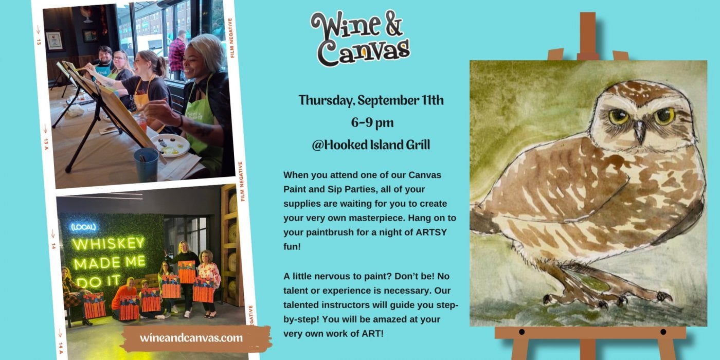 Cape Coral Watercolor Paint Night – Burrowing Owl, 11 September | Event in Cape Coral | AllEvents