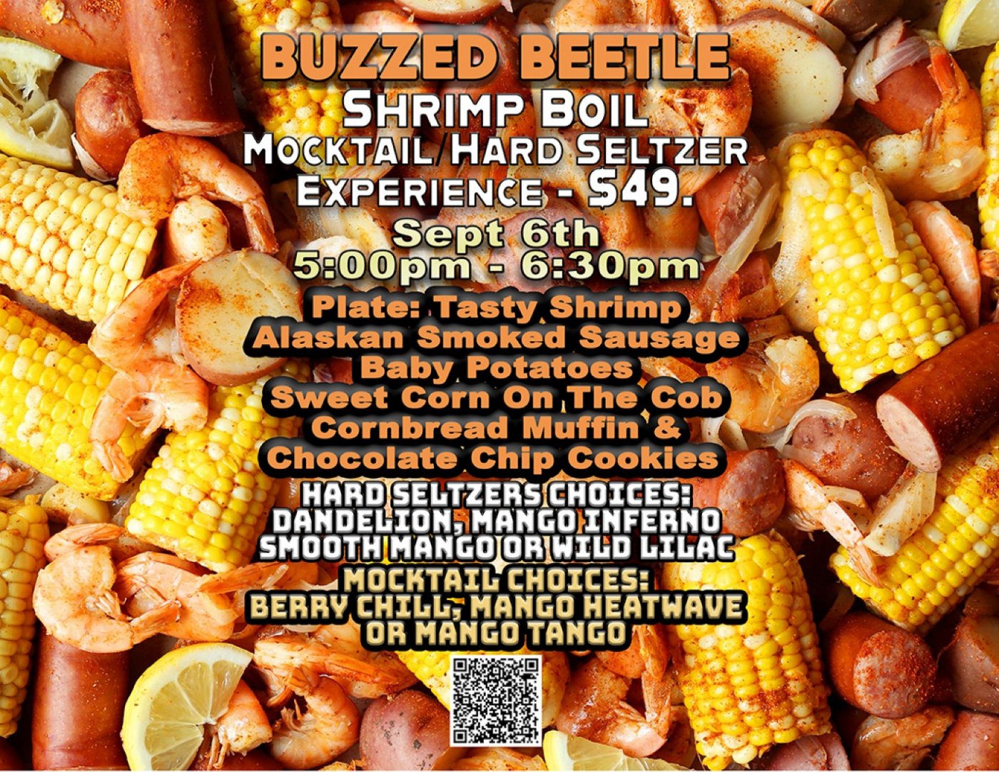 Buzzed Beetle's Shrimp Boil-Mocktail-Hard Seltzer Experience, 6 September | Event in Anchorage | AllEvents