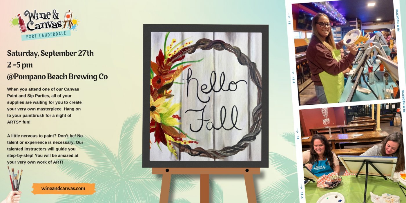 Pompano Beach Sip and Swirl – Hello Fall, 27 September | Event in Pompano Beach | AllEvents