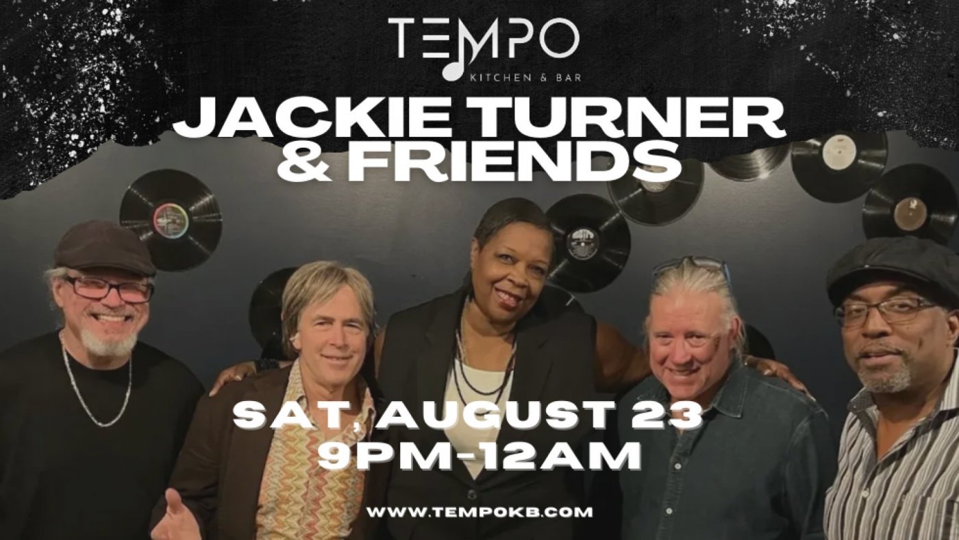 Jackie Turner and Friends at Tempo Kitchen & Bar, 23 August | Event in Gilroy | AllEvents