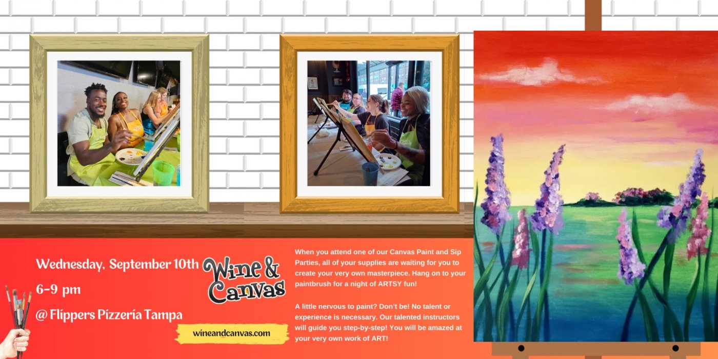 Tampa Paint n Sip – Lavender Dreams, 10 September | Event in Tampa | AllEvents