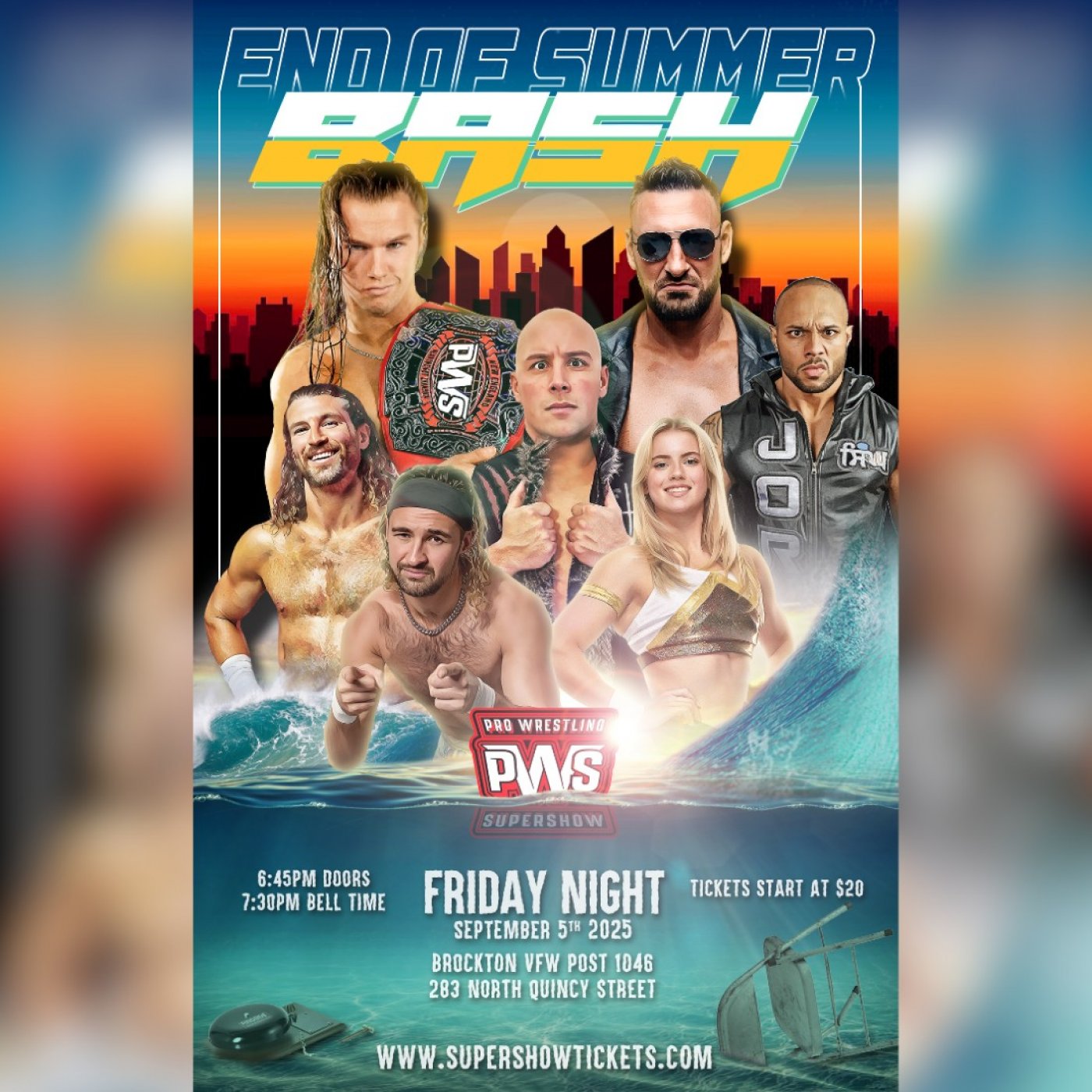 Pro Wrestling Supershow presents End of Summer Bash, 5 September | Event in Brockton | AllEvents