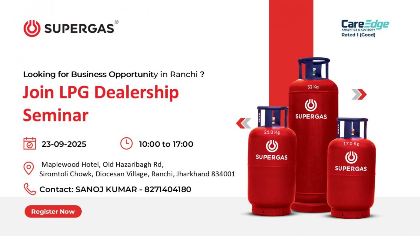 Seminar on LPG Cylinder Dealership | Ranchi, 23 September | Event in Ranchi | AllEvents