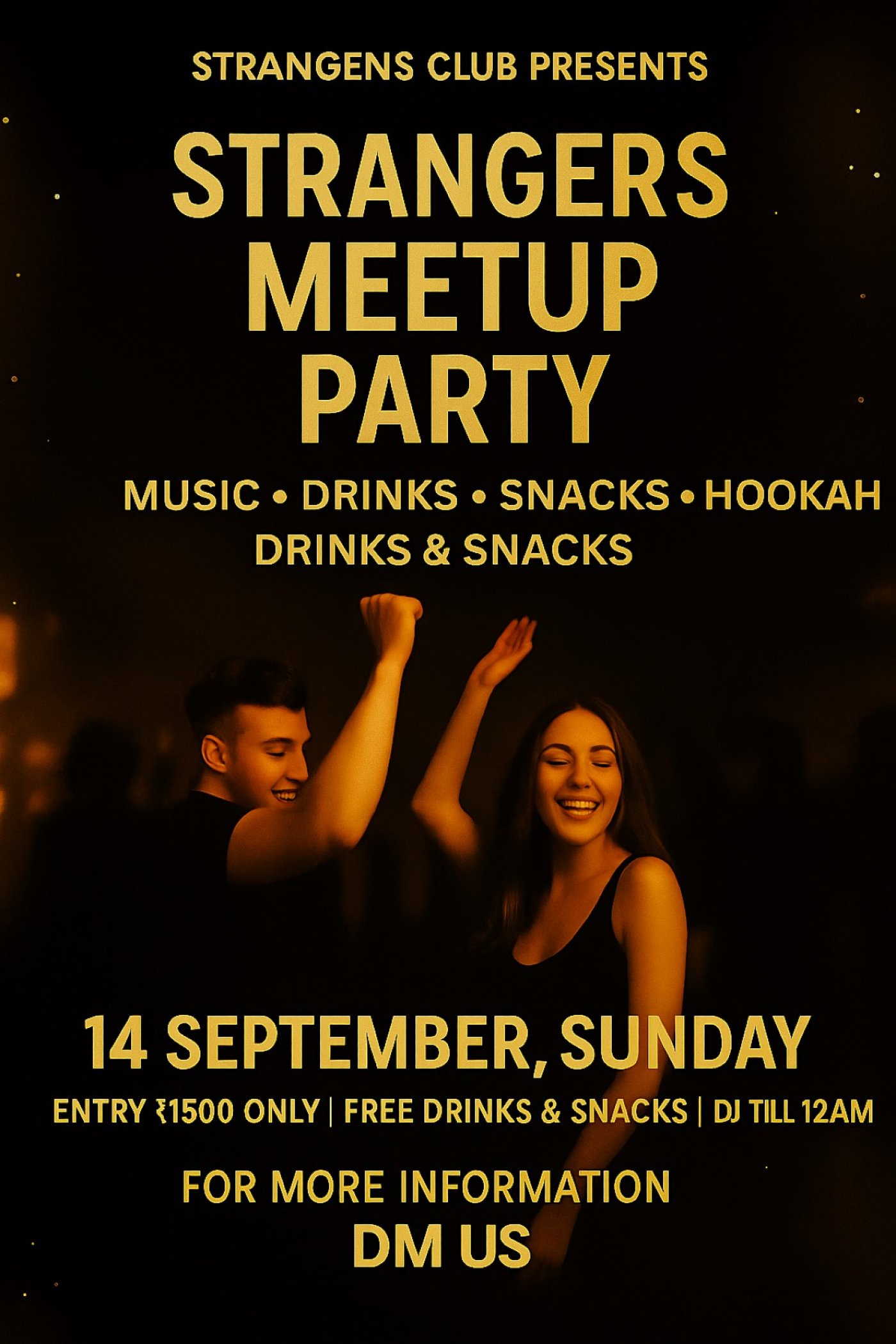 Strangers Meetup party , 14 September | Event in New Delhi | AllEvents