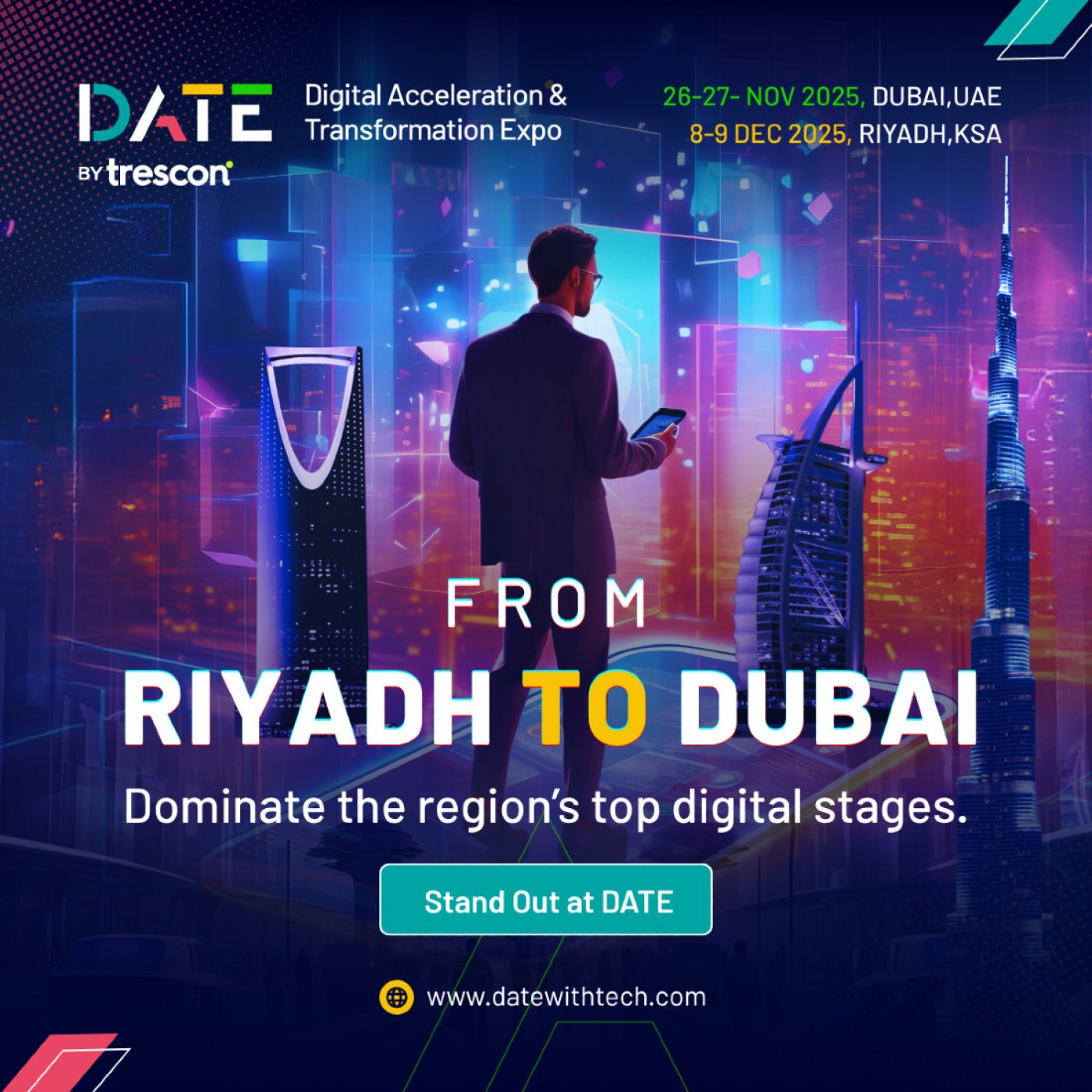 DATE with Tech — DATE KSA (Digital Acceleration & Transformation Expo), 8 December | Event in Riyadh
