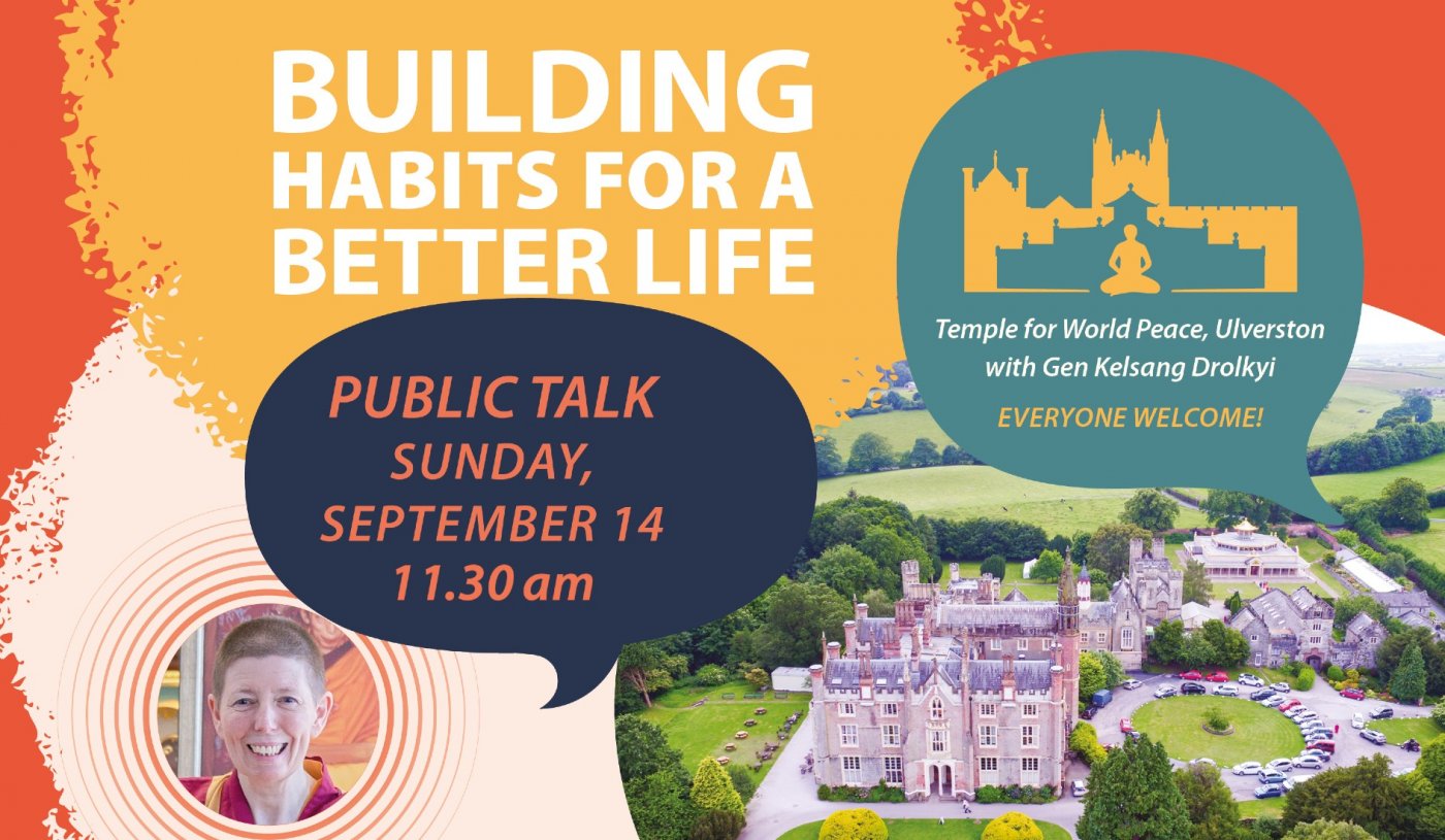 PUBLIC TALK & MEDITATION IN CONISHEAD PRIORY - A PERFECT DAY OUT!, 14 September | Event in Barrow-in-Furness